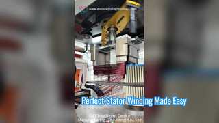 Máy cuộn dây Stator thẳng đứng tự động để sản xuất động cơ